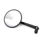 montana round mirror black lr for harley