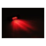 conero mini led taillight black smoke lens for harley