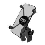 ram mounts low profile x grip with tough claw base large for harley
