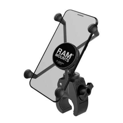 ram mounts low profile x grip with tough claw base large for harley