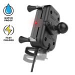 ram mounts tough charge x grip wireless charging holder for harley