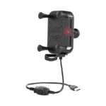 ram mounts tough charge x grip wireless charging holder for harley