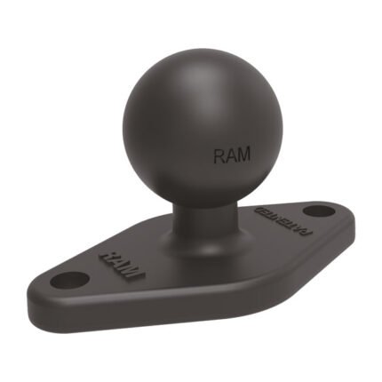 ram mounts diamond mount base with 1 ball for harley