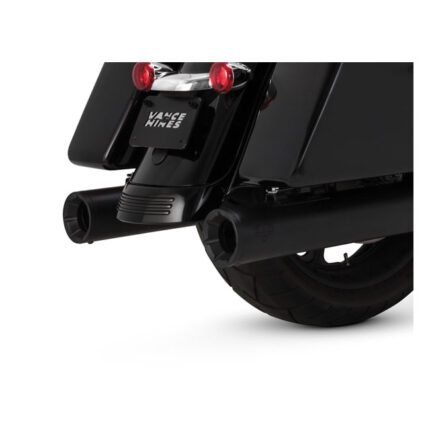 thorcat vh 4 eliminator 400 slip on mufflers black for harley fits 2017 2020 touring
