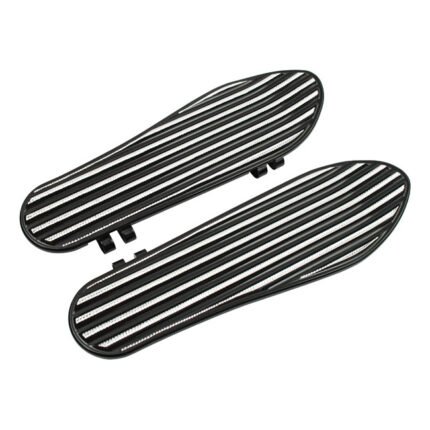 covingtons adj finned floorboards black diamond edge for harley fits 1986 2017 flsoftail 2012 2016 dyna fld switchback 1983 2023 touring 2009 2023 trikes
