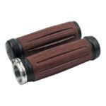 riverside bakelite retro handlebar grip set black for harley fits 1996 2022 h d with dual throttle cables excl street