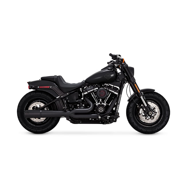 vance hines 2 1 pro pipe pcx exhaust black for harley fits softail 2018 2020 m8 softail fxfb s fat bob fxbb street bob flsl slim flde deluxe fxlr s lowrider flsb sport glide flhc s heritag