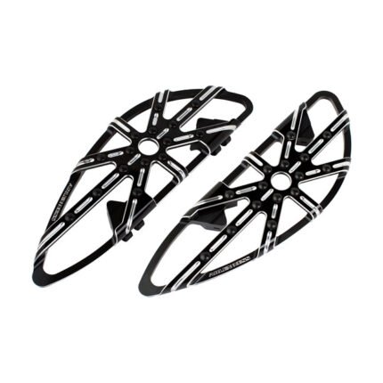 arlen ness 10 gauge rider floorboards black cc for harley fits 1986 2017 fl softail 2012 2016 dyna fld switchback 1983 2023 touring 2009 2023 trikes