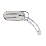 ness die cast chrome sling shot mirror for harley fits use p n 544044 for yamaha