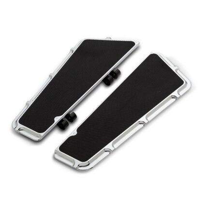 arlen ness fusion beveled rider floorboards chrome for harley fits 1986 2017fl softail 2012 2016dyna fld switchback 1983 2023 touring trikes