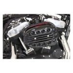 cult werk air cleaner cover slotted for harley fits 2004 2020 xl with stock oval air cleaner