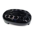 cult werk air cleaner cover slotted for harley fits 2004 2020 xl with stock oval air cleaner