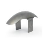 penz front fender classic narrow top 165mm wide for harley