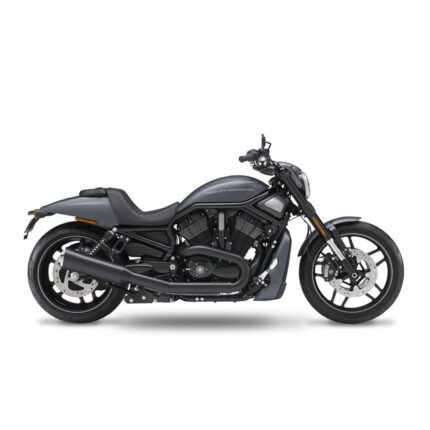 kesstech 2in1 5 high performance slip ons esm3 black matt for harley fits v rod two thousand eight v rod twelve fifty