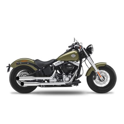 kesstech 2in2 3 high slip ons esm3 chrome for harley fits softail 2016 2017 slim s tc110 5