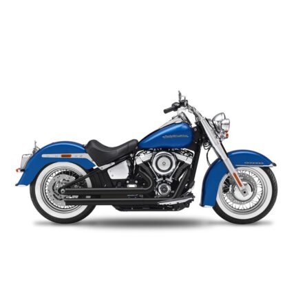 kesstech 2in2 drags drags exhaust ese black matt for harley fits softail 2018 2019 heritage classic me107 2018 2020 deluxe me107