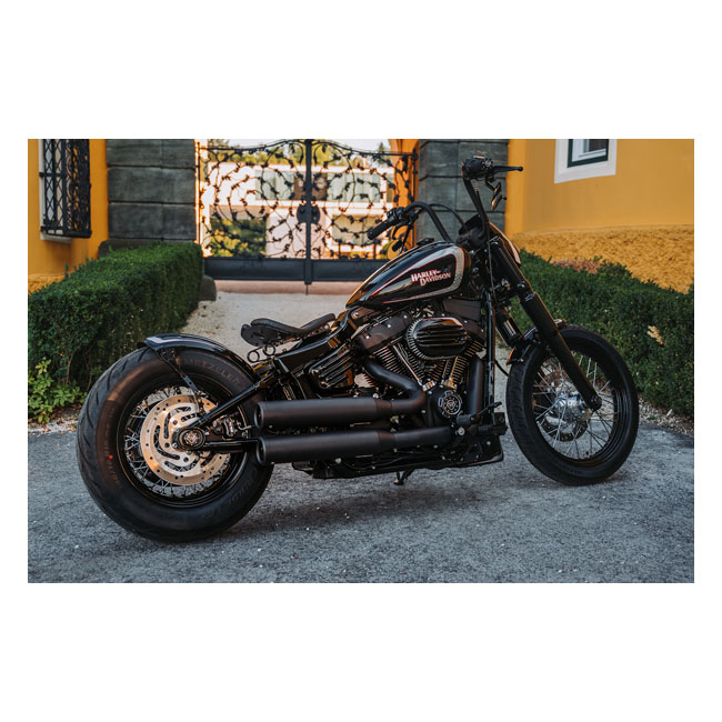 cult werk rear fender old school black for harley fits m8 softail 2021 2023 fxbbs street bob 114 2018 2020 fxbb street bob 107 2020 2023 fxst softail standard 107