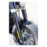 cult werk front fender old school gloss black for harley fits m8 softail 2018 2021 flsl slim