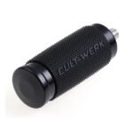 cult werk shift peg racing black for harley fits all h d models with 5 16 24 threaded shift brake peg
