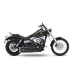 kesstech 2in2 3 shotgun low exhaust esm2 black matt for harley fits dyna 2010 2012 fat bob tc96 2010 2012 wide glide tc96 2007 2008 wide glide tc96 2009 2013 super glide custom tc96 2007 2008 7