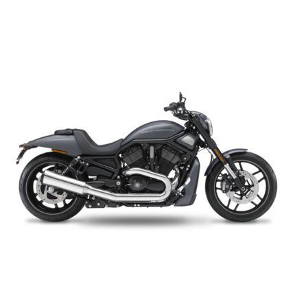 kesstech 2in1 5 high performance slip ons esm3 chrome for harley fits v rod two thousand eight v rod twelve fifty