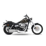 kesstech 2in2 3 flush slip ons esm3 chrome for harley fits dyna 2010 2012 fat bob tc96 2010 2012 wide glide tc96 2013 2016 wide glide tc103 2013 2016 fat bob tc103 5