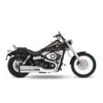 kesstech 2in2 3 flush slip ons esm3 chrome for harley fits dyna 2010 2012 fat bob tc96 2010 2012 wide glide tc96 2013 2016 wide glide tc103 2013 2016 fat bob tc103 3