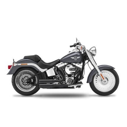 kesstech 2in2 3 shotgun low exhaust esm2 black matt for harley fits softail 2000 2006 standard tc88 2000 2006 springer tc88 2000 2006 springer classic tc88 2000 2006 deluxe tc88 2000 2006 nig 4