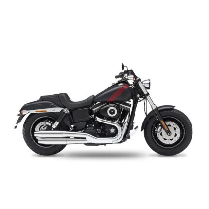 kesstech 2in2 3 staggered slip ons esm2 chrome for harley fits dyna 2009 2010 cvo fat bob tc110 9