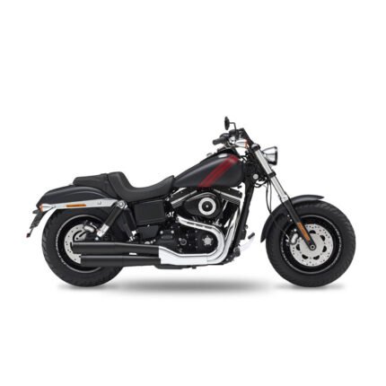 kesstech 2in2 3 staggered slip ons esm2 black matt for harley fits dyna 2009 2010 cvo fat bob tc110 8