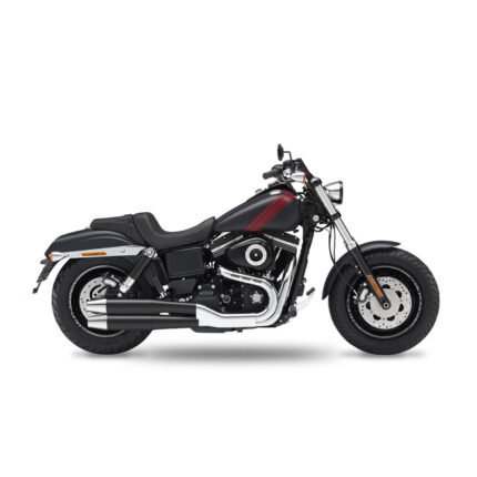 kesstech 2in2 3 flush slip ons esm2 black matt for harley fits dyna 2009 2010 cvo fat bob tc110 4