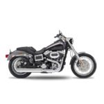 kesstech 2in1 fl double o 104 mm slip ons esm3 chrome for harley fits dyna 2014 2016 low rider tc103 2012 2016 switchback tc103 6