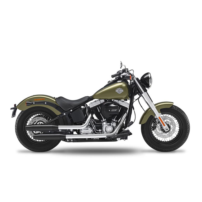 kesstech 2in2 3 high slip ons esm3 black matt for harley fits softail 2012 2016 slim tc103 2012 2016 deluxe tc103 7