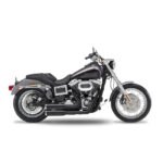 kesstech 2in2 3 shotgun low exhaust esm3 black matt for harley fits dyna 2014 2016 low rider tc103 2014 super glide custom tc103 2014 2016 street bob tc103 2013 2016 wide glide tc103 2012 201 6