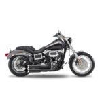 kesstech 2in2 3 shotgun low exhaust esm3 black matt for harley fits dyna 2014 2016 low rider tc103 2014 super glide custom tc103 2014 2016 street bob tc103 2013 2016 wide glide tc103 2012 201 7