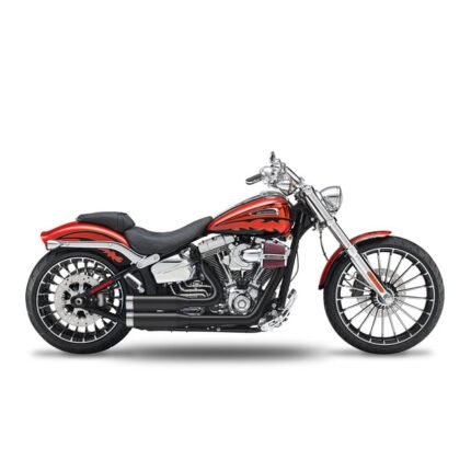 kesstech 2in2 3 shotgun low exhaust esm3 black matt for harley fits softail 2016 2017 cvo pro street breakout tc110 2013 2014 cvo breakout tc110 7