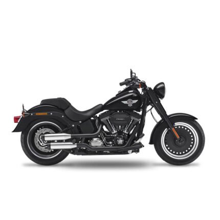 kesstech 2in2 3 high slip ons esm3 chrome for harley fits softail 2016 2017 fat boy s tc110