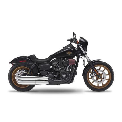 kesstech 2in2 3 flush slip ons esm3 chrome for harley fits dyna 2016 2017 low rider s tc110 7