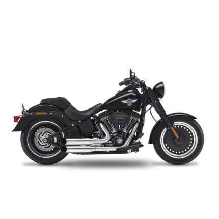 kesstech 2in2 3 shotgun low exhaust esm3 polished ss for harley fits softail 2016 2017 slim s tc110 2016 2017 fat boy s tc110 6