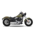 kesstech 2in2 3 shotgun low exhaust esm3 chrome for harley fits softail 2016 2017 slim s tc110 2016 2017 fat boy s tc110 4