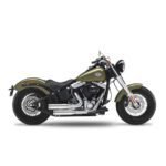 kesstech 2in2 3 shotgun low staggered exhaust esm3 polish for harley fits softail 2016 2017 slim s tc110 2016 2017 fat boy s tc110 2
