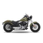 kesstech 2in2 3 shotgun low staggered exhaust esm3 chrome for harley fits softail 2016 2017 slim s tc110 2016 2017 fat boy s tc110 3