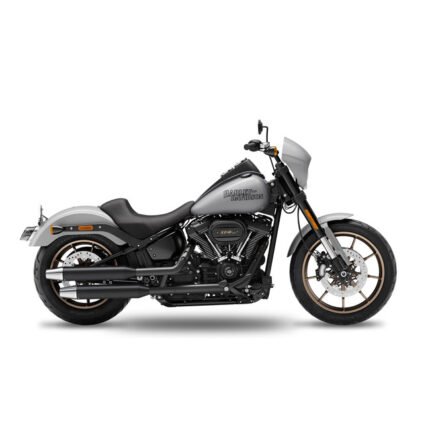 kesstech 2in2 fusion long slip ons ese black matt for harley fits softail 2020 low rider s me114 5