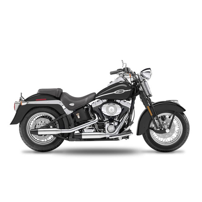 kesstech 2in2 3 low slip ons esm2 chrome for harley fits softail pre 1999 standard evolution pre 1999 springer evolution pre 1999 custom evolution pre 1999 night train evolution pre 1999 badb 4