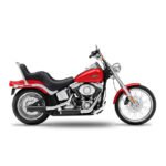 kesstech 2in2 3 low slip ons esm2 black matt for harley fits softail pre 1999 standard evolution pre 1999 springer evolution pre 1999 custom evolution pre 1999 night train evolution pre 1999