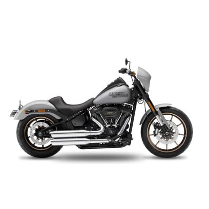 kesstech 2in2 fusion long shotgun low exhaust ese chrome for harley fits softail 2020 low rider s me114 6