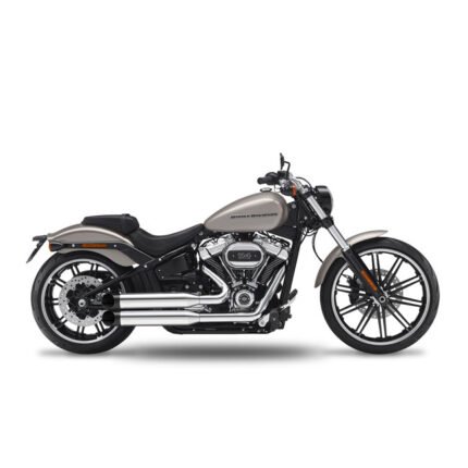 kesstech 2in2 fusion long shotgun low exhaust ese chrome for harley fits softail 2021 2022 fat boy 114 s me114 2021 2022 breakout 114 s me114