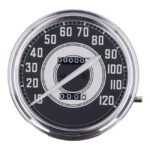 fl speedometer 41 45 face silver black 21 mph for harley 2