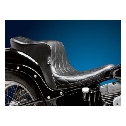 lepera cherokee 2 up seat diamond stitch for harley fits 2006 2017 softail with 200mm tire fender mounted
