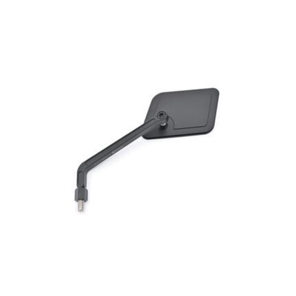 daytona d mirror 20 flat mirror square black left side for harley fits universal